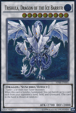 Trishula, Dragon of the Ice Barrier [AP08-EN001] Ultimate Rare - Josh's Cards