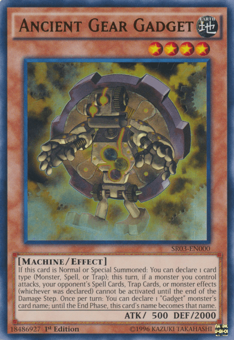 Ancient Gear Gadget [SR03-EN000] Ultra Rare - Josh's Cards