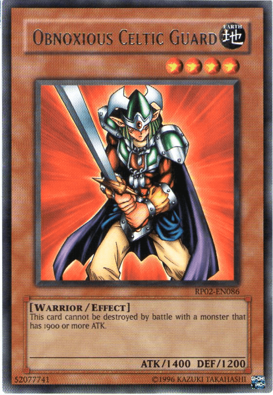 Obnoxious Celtic Guard [RP02-EN086] Rare - Josh's Cards