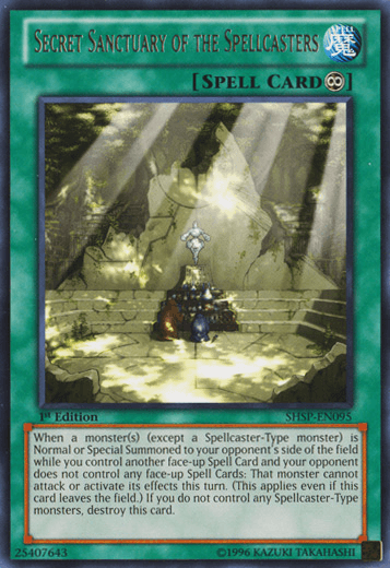 Secret Sanctuary of the Spellcasters [SHSP-EN095] Rare - Josh's Cards