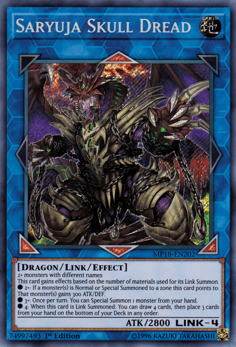 Saryuja Skull Dread [MP18-EN202] Secret Rare - Josh's Cards