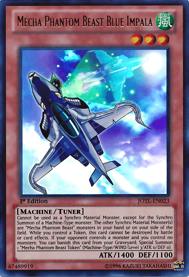 Mecha Phantom Beast Blue Impala [JOTL-EN023] Ultra Rare - Josh's Cards