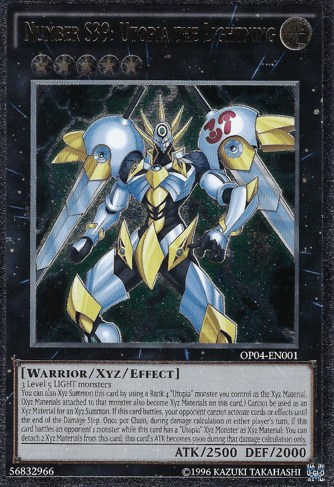 Number S39: Utopia the Lightning [OP04-EN001] Ultimate Rare - Josh's Cards