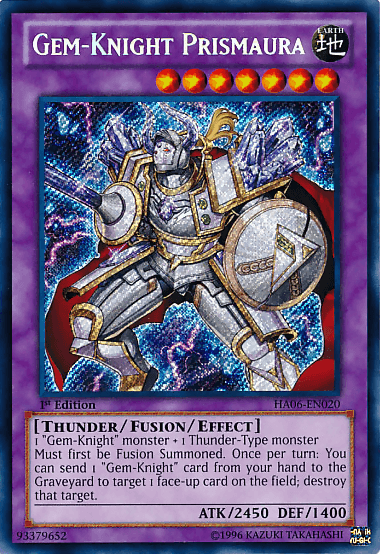Gem-Knight Prismaura [HA06-EN020] Secret Rare - Josh's Cards