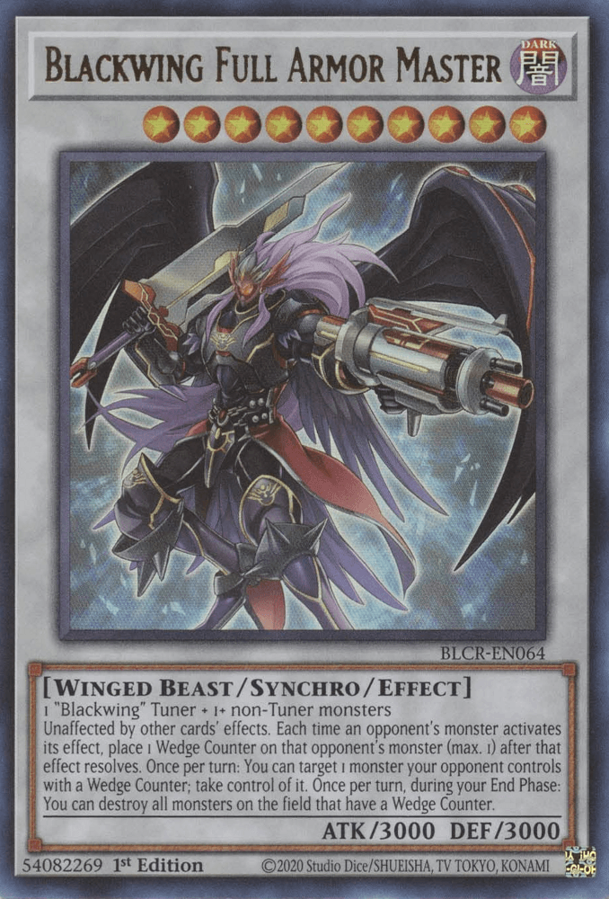 Blackwing Full Armor Master [BLCR-EN064] Ultra Rare - Josh's Cards