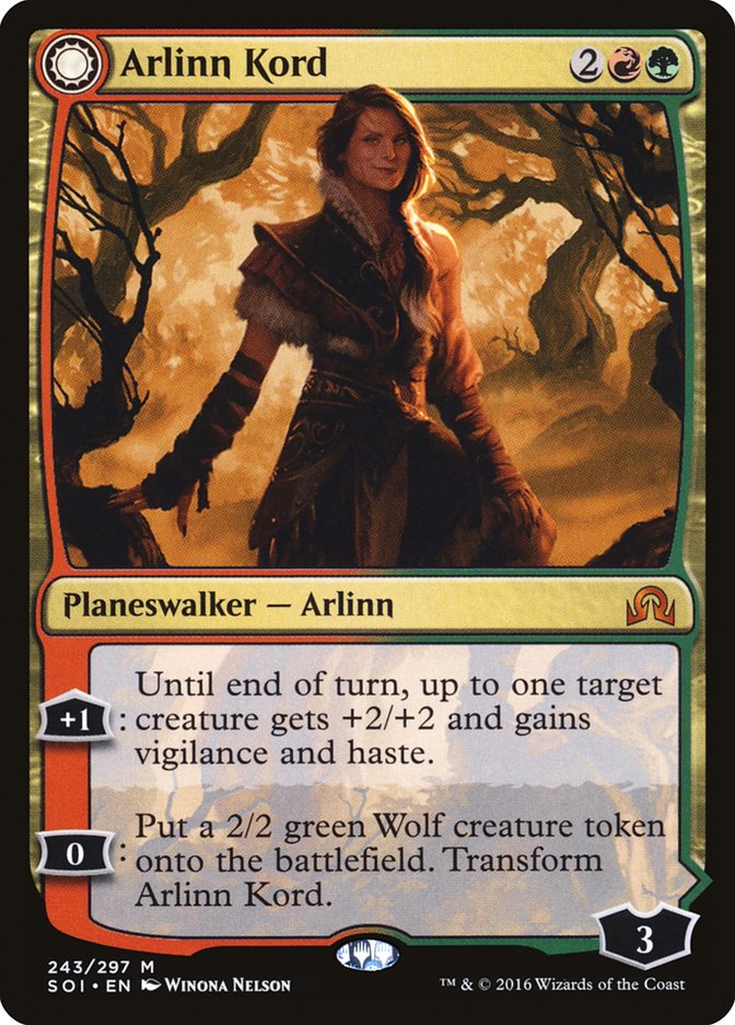Arlinn Kord // Arlinn, Embraced by the Moon (SOI-243) - Shadows over Innistrad: (Double Faced Transform) Foil
