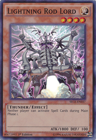 Lightning Rod Lord [SECE-EN037] Super Rare - Josh's Cards