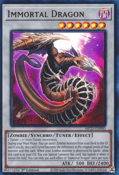 Immortal Dragon [MP23-EN085] Ultra Rare - Josh's Cards