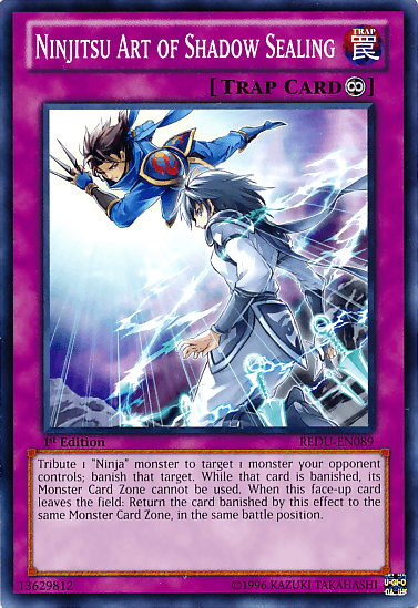 Ninjitsu Art of Shadow Sealing [REDU-EN089] Common - Josh's Cards