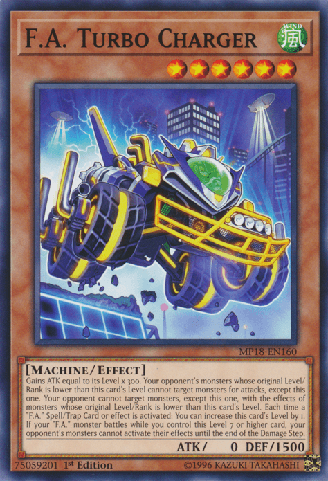 F.A. Turbo Charger [MP18-EN160] Common - Josh's Cards