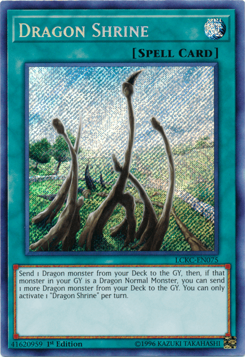 Dragon Shrine [LCKC-EN075] Secret Rare - Josh's Cards