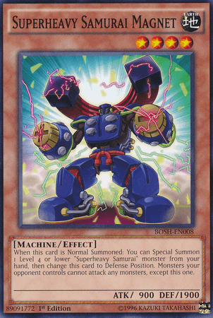 Superheavy Samurai Magnet [BOSH-EN008] Common - Josh's Cards