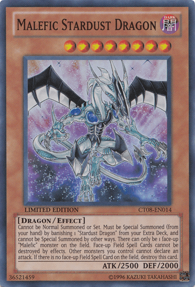 Malefic Stardust Dragon [CT08-EN014] Super Rare - Josh's Cards