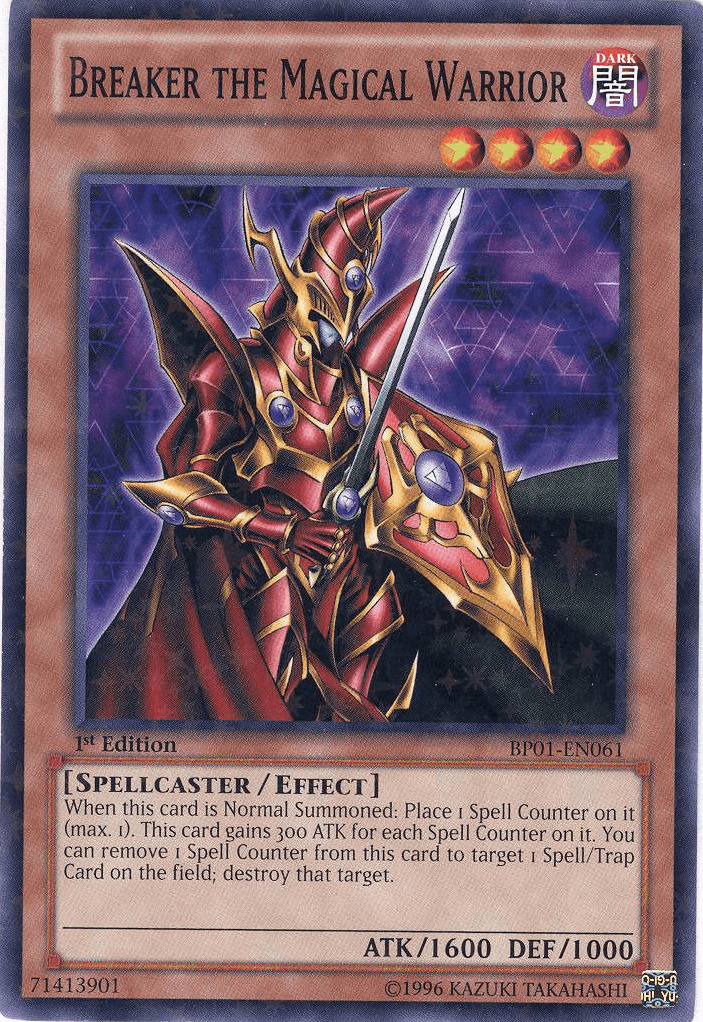 Breaker the Magical Warrior [BP01-EN061] Starfoil Rare - Josh's Cards