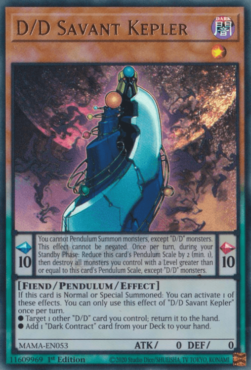 D/D Savant Kepler [MAMA-EN053] Ultra Rare - Josh's Cards