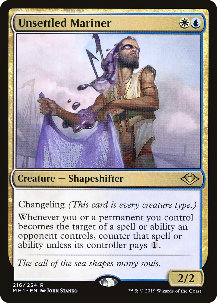 Unsettled Mariner (MH1-216) - Modern Horizons Foil