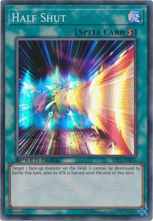 Half Shut [STP2-EN016] Super Rare - Josh's Cards