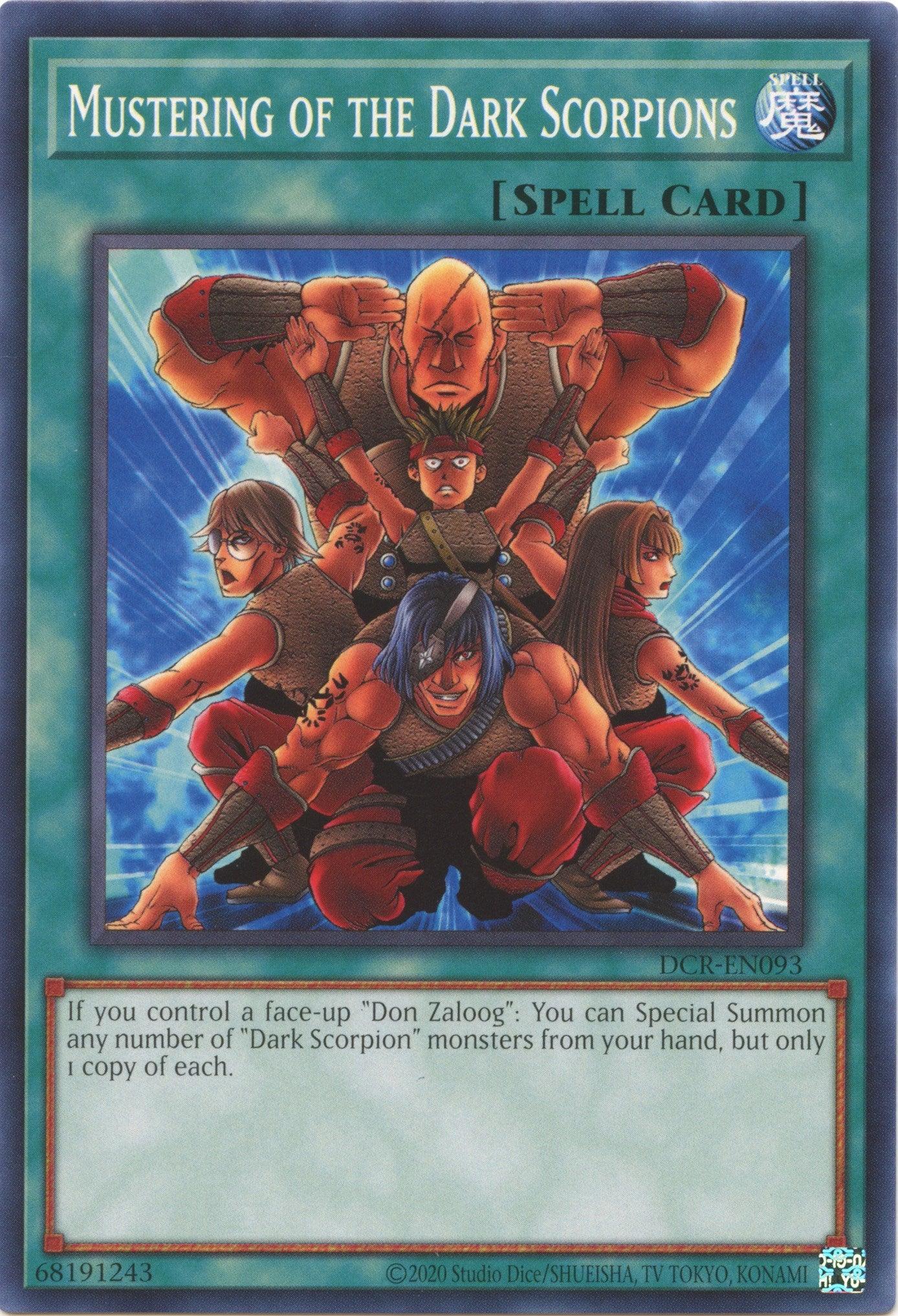Mustering of the Dark Scorpions (25th Anniversary) [DCR-EN093] Common - Josh's Cards