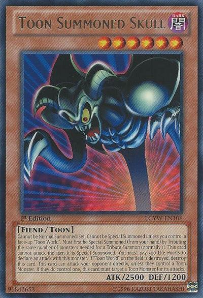 Toon Summoned Skull [LCYW-EN106] Rare - Josh's Cards