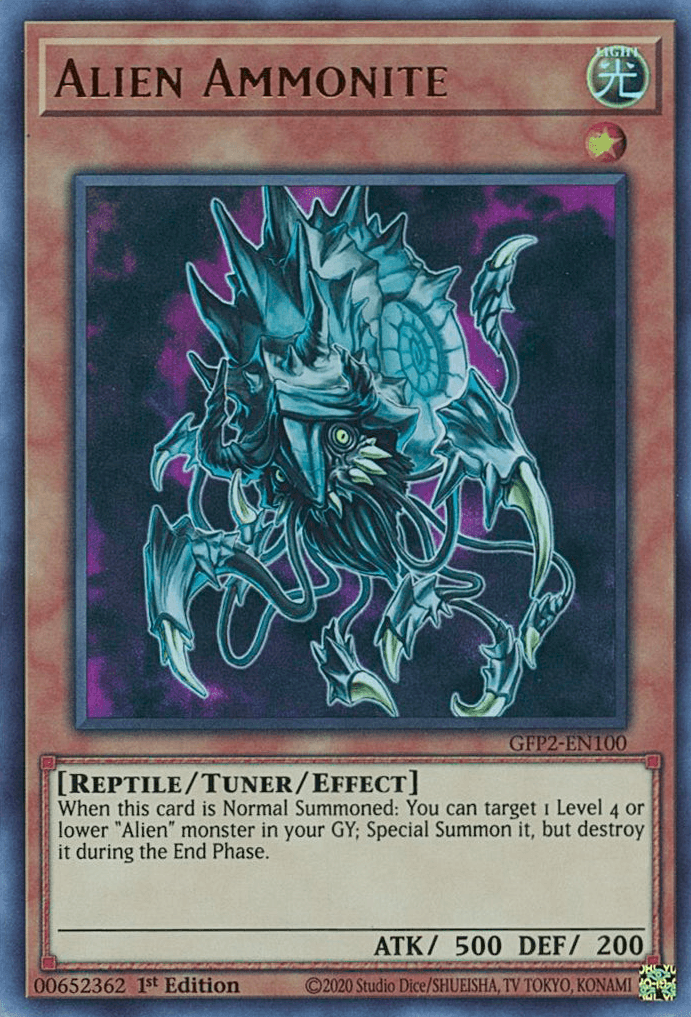 Alien Ammonite [GFP2-EN100] Ultra Rare - Josh's Cards
