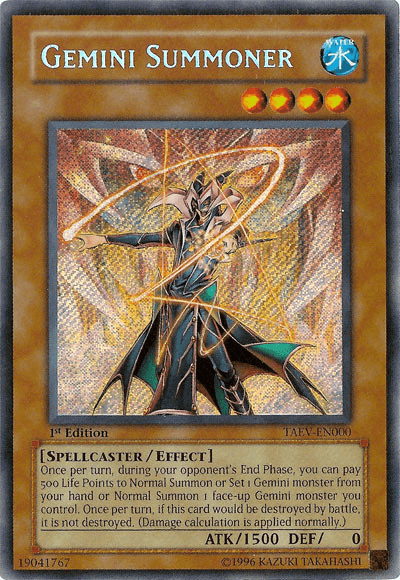 Gemini Summoner [TAEV-EN000] Secret Rare - Josh's Cards