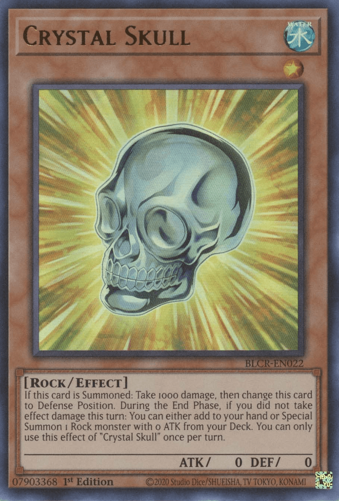 Crystal Skull [BLCR-EN022] Ultra Rare - Josh's Cards