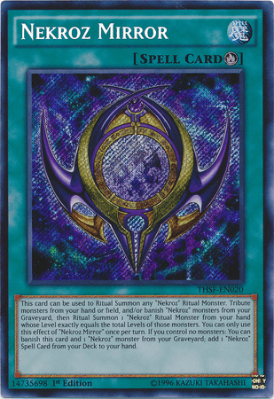 Nekroz Mirror [THSF-EN020] Secret Rare - Josh's Cards