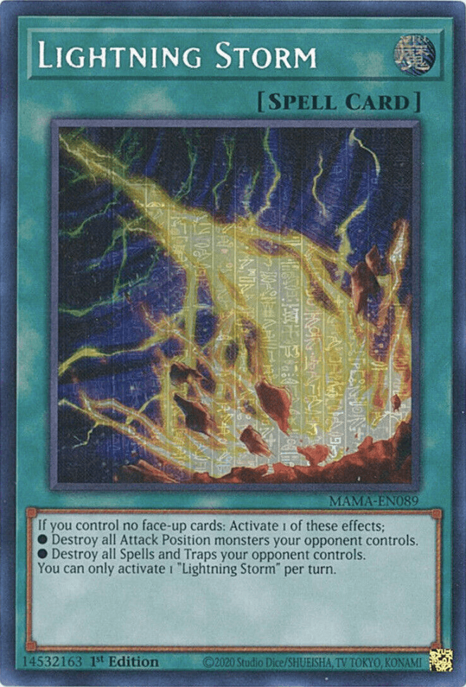 Lightning Storm [MAMA-EN089] Ultra Pharaoh's Rare - Josh's Cards