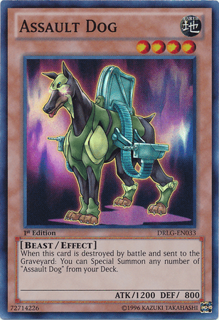 Assault Dog [DRLG-EN033] Super Rare - Josh's Cards