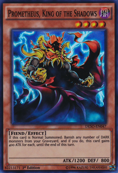 Prometheus, King of the Shadows [DESO-EN047] Super Rare - Josh's Cards