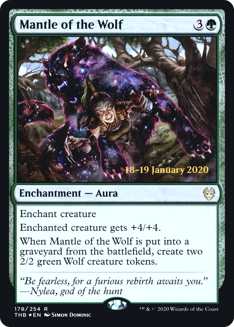 Mantle of the Wolf (PRE-178S) - Theros Beyond Death Promos Foil