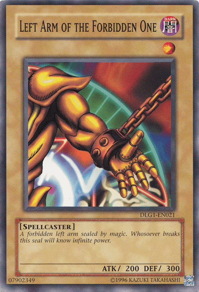 Left Arm of the Forbidden One [DLG1-EN021] Common - Josh's Cards