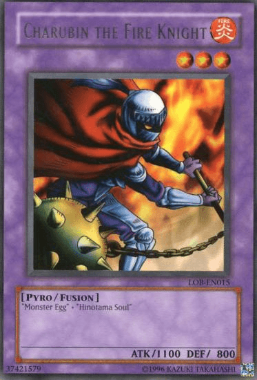 Charubin the Fire Knight [LOB-EN015] Rare - Josh's Cards