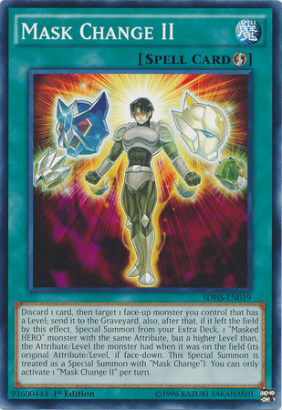 Mask Change II [SDHS-EN019] Common - Josh's Cards