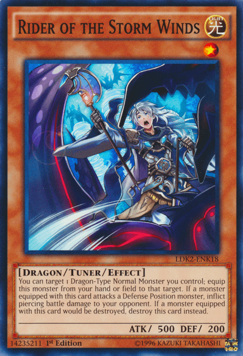 Rider of the Storm Winds [LDK2-ENK18] Common - Josh's Cards