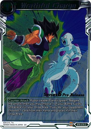 Wrathful Charge (BT6-078_PR) [Destroyer Kings Prerelease Promos] Parallel Foil