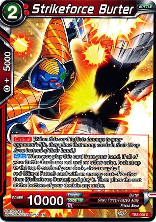 Strikeforce Burter (TB3-008) [Clash of Fates] Parallel Foil