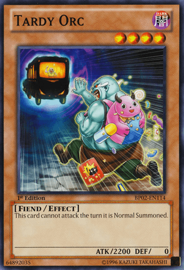Tardy Orc [BP02-EN114] Mosaic Rare - Josh's Cards