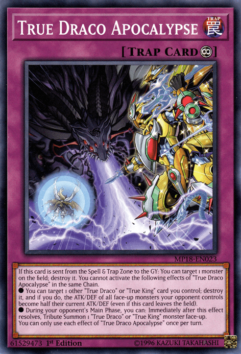 True Draco Apocalypse [MP18-EN023] Common - Josh's Cards