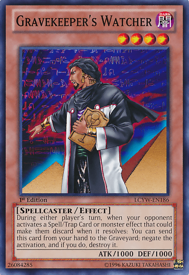 Gravekeeper's Watcher [LCYW-EN186] Common - Josh's Cards