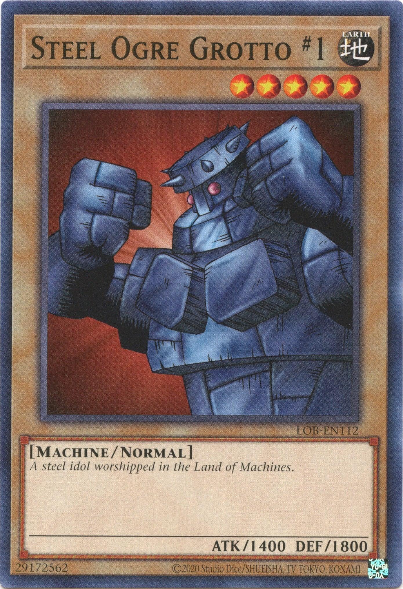 Steel Ogre Grotto #1 (25th Anniversary) [LOB-EN112] Common - Josh's Cards