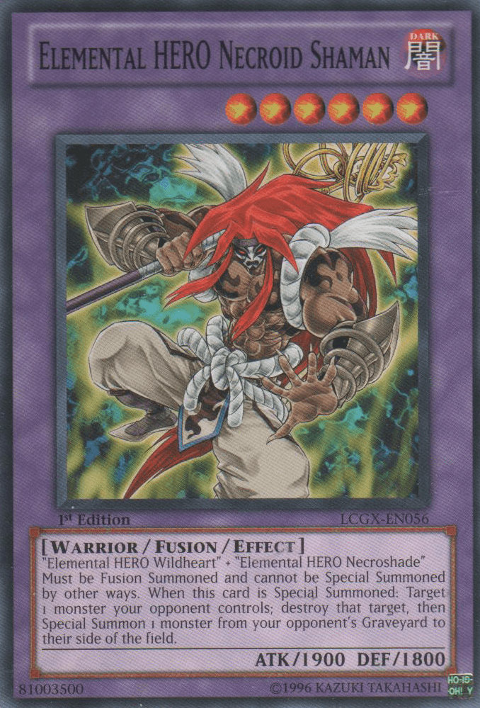 Elemental HERO Necroid Shaman [LCGX-EN056] Common - Josh's Cards