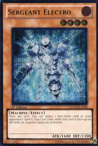 Sergeant Electro [PHSW-EN090] Ultimate Rare - Josh's Cards