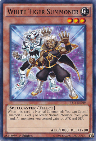 White Tiger Summoner [YS14-EN019] Common - Josh's Cards