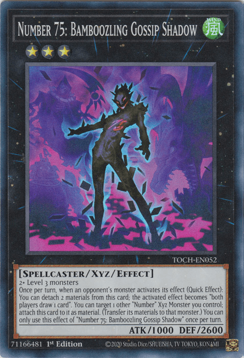 Number 75: Bamboozling Gossip Shadow [TOCH-EN052] Super Rare - Josh's Cards