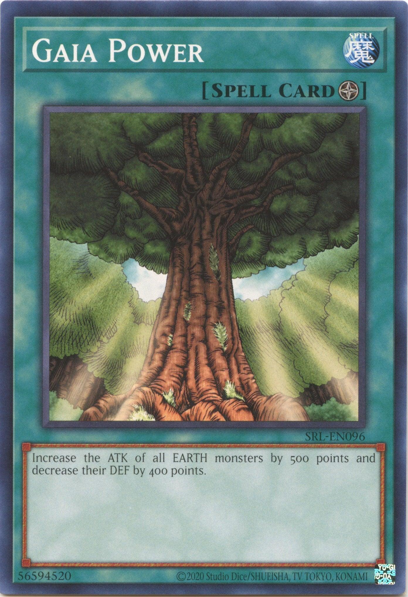 Gaia Power (25th Anniversary) [SRL-EN096] Common - Josh's Cards
