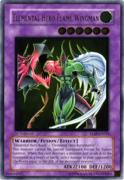 Elemental Hero Flame Wingman [TLM-EN035] Ultimate Rare - Josh's Cards