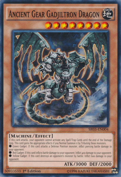 Ancient Gear Gadjiltron Dragon [SR03-EN004] Common - Josh's Cards