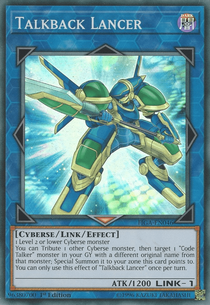 Talkback Lancer [FIGA-EN046] Super Rare - Josh's Cards