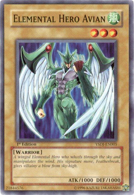 Elemental HERO Avian [YSDJ-EN005] Common - Josh's Cards